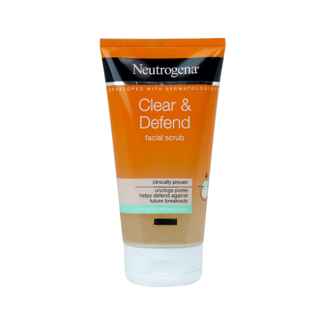 Neutrogena Clear & Defend Facial Scrub 150ml 150ml