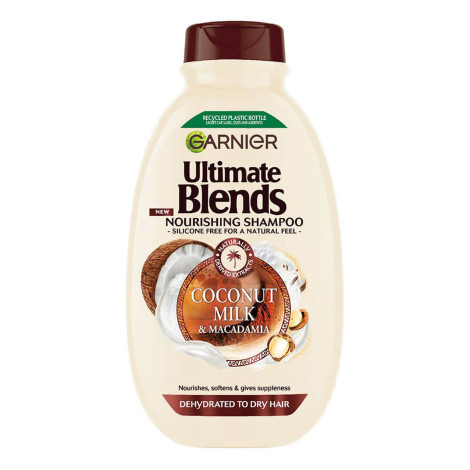 Garnier Ultimate Blends Coconut Milk & Macadamia Nourishing Shampoo 400ml 400ml