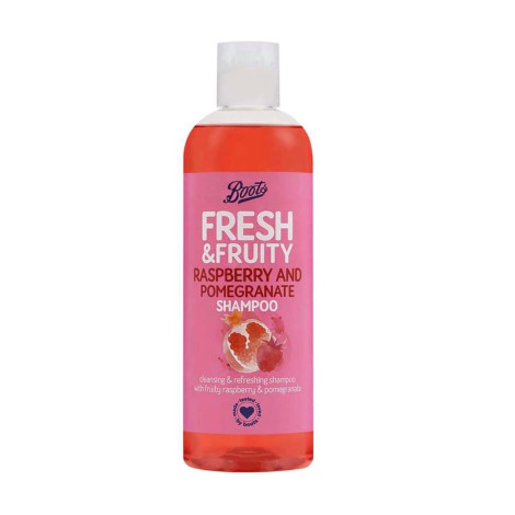Boots Fresh & Fruity Raspberry & Pomegrante Shampoo 500ml 500ml