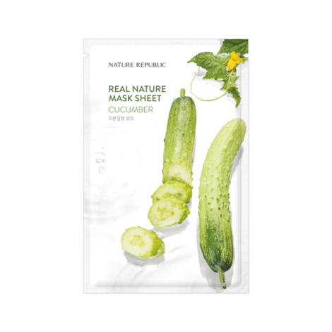 Nature Republic Real Nature Mask Sheet Cucumber 23ml 23ml