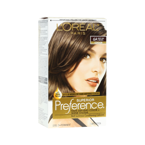 L'Oreal Paris Superior Preference Hair Color - 6A Light Ash Brown 1pc