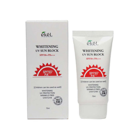 Ekel Whitening UV Sun Block SPF50+ Pa+++ 70ml 70ml