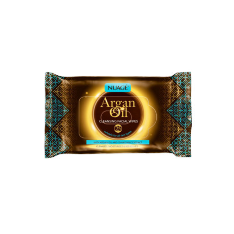 Nuage Argan Oil Cleansing Facial Wipes 25 Wipes 1pc