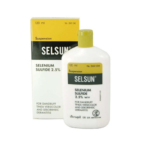 Selsun Selenium Sulfide 2.5% Dandruff Shampoo 120ml 120ml