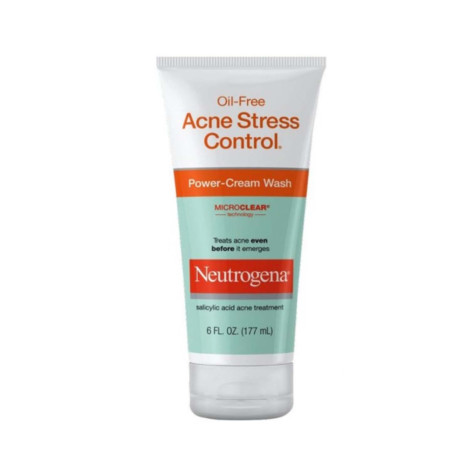 Neutrogena Oil-Free Acne Stress Control Power-Cream Wash 177ml 177ml
