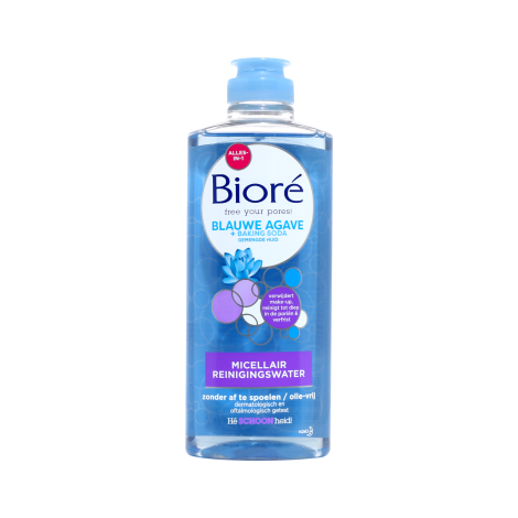 Biore Blauwe Agave Baking Soda Micellar Reinigings Water 300ml 300ml