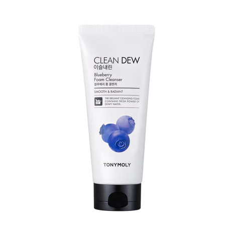 Tonymoly Clean Dew Blueberry Smooth & Radiant Foam Cleanser 180ml 180ml