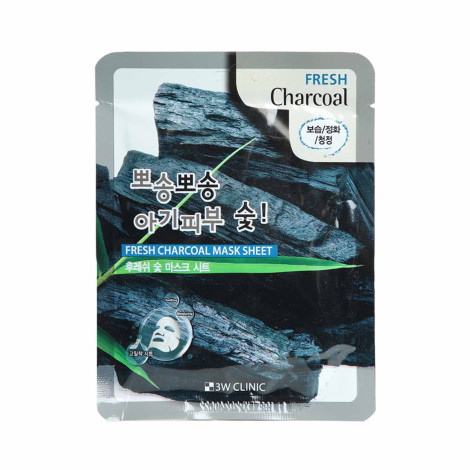 3W Clinic Fresh Charcoal Mask Sheet 23g 23g
