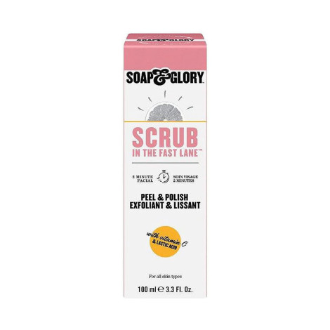 Soap & Glory Scrub In The Fast Lane Peel & Polsih Exfoliant & Lissant 100ml
