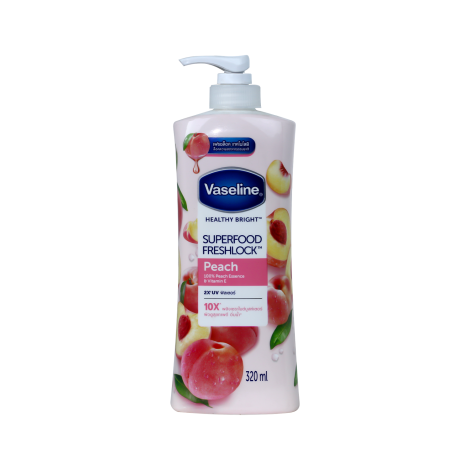 Vaseline Super Food Fresh Look Peach Body Lotion 320ml 320ml
