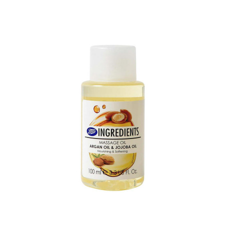Boots Ingredients Argan Oil & Jojoba Massage Oil 100ml 100ml