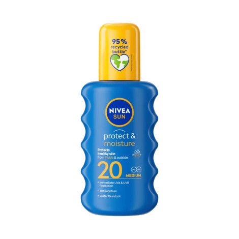 Nivea Sun Protect Moisture Pump Spray SPF20 200ml 200ml