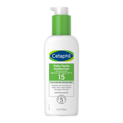 Cetaphil Daily Facial Moisturizer Sunscreen SPF 15 118ml 118ml
