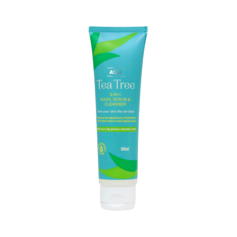 ASDA Tea Tree 3 in 1 Mask Scrub & Cleanser 100ml 100ml