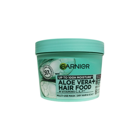 Garnier Up to 100H Moisture Aloe Vera Hair Food + Vitamin C,E,F Multi-Use Mask 400ml 400ml