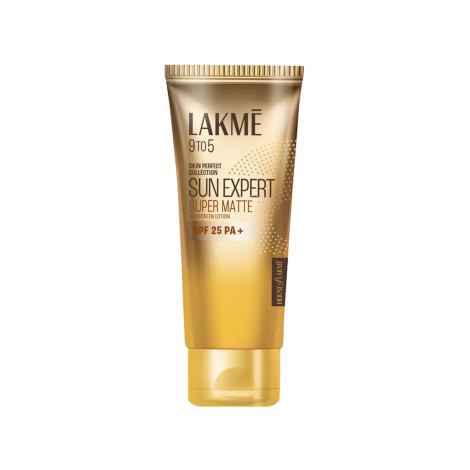 Lakme 9to5 Sun Expert Super Matte Sunscreen Lotion SPF25 PA++ 100ml 100ml
