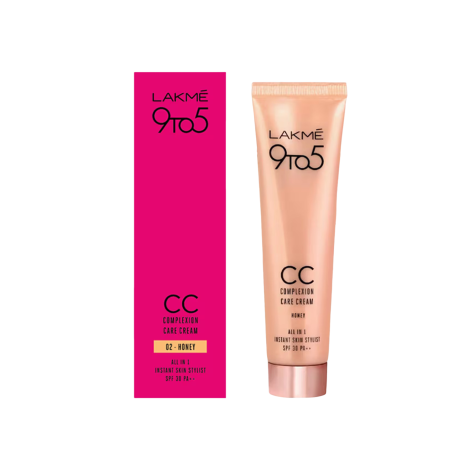 Lakme 9To5 CC Complexion Care Cream 02 - Honey 30g