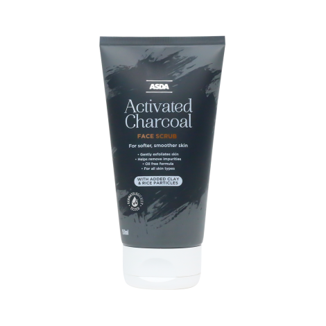 ASDA Activated Charcoal Face Scrub 150ml 150ml
