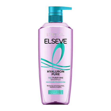 L'Oreal Elseve Hyaluron Pure 72H Purifying Shampoo 400ml 400ml