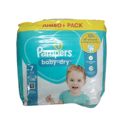 Pampers Baby Dry Pants For 15+ kg 58pcs Jumbo + Pack 58pcs