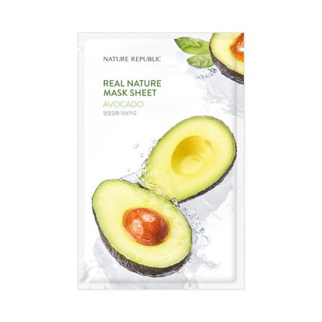 Nature Republic Real Nature Mask Sheet Avocado 23g 23g