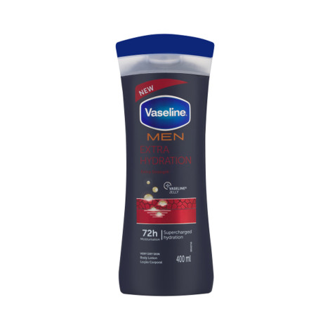 Vaseline Men Extra Hydration Extra Strength Supercharged Hydration Lotion 400ml 400ml