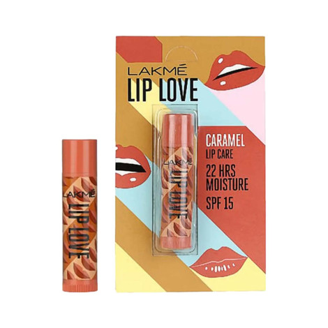 Lakme Lip Love 22hr Moisture Spf15 Lip Balm - Caramel 4.5g