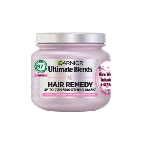 Garnier Ultimate Blends Rice Water Infusion & Starch Hair Remedy Smoothing Mask 340ml 340ml
