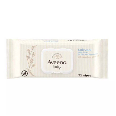 Aveeno Baby Daily Care Wipes 72 Pcs 72 Pcs