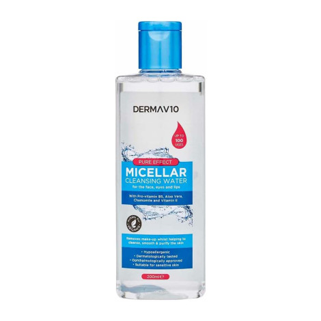 Derma V10 Micellar Cleansing Water 200ml 200ml