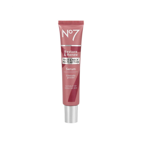 No7 Restore & Renew Face & Neck Multi Action Serum 15ml 15ml