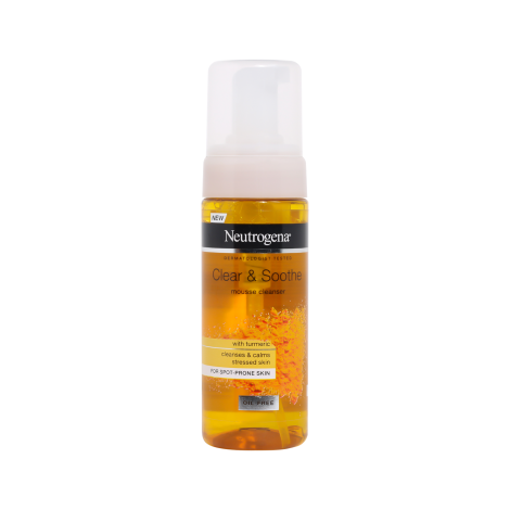 Neutrogena Clear & Soothe With Turmeric Mousse Cleanser 150ml 150ml