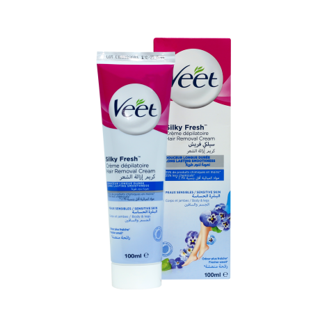 Veet Silky Fresh Legs & Body Hair Removal Cream 100ml 100ml