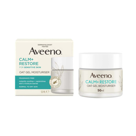 Aveeno Calm + Restore Oat Gel Moisturiser 50ml 50ml