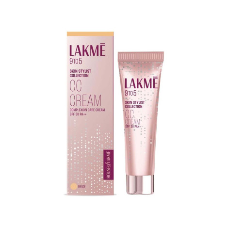 Lakme 9To5 Skin Stylist Collection CC Cream - 01 Beige 30g