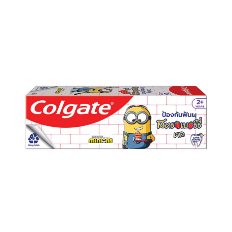 Colgate Minion 2+ Years Kids Strawberry Gel Toothpaste 40g 40g