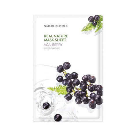 Nature Republic Real Nature Acai Berry Mask Sheet 23ml 23ml