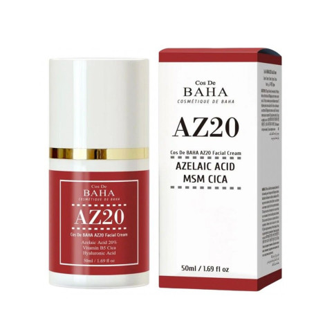 Cos De BAHA Azelaic Acid MSM CICA Facial Cream (AZ20) 50ml 50ml