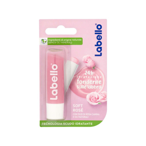 Labello 24h Soft Rose Lip Balm 4.8g 4.8g