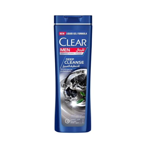 Clear Men Deep Cleanser With Activated Charcoal & Mint Shampoo 400ml 400ml