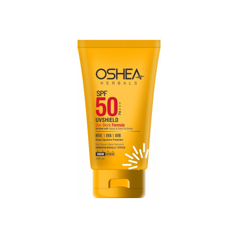 Oshea Herbals UV Shield Sun Block Formula SPF50 PA+++ 120g 120g