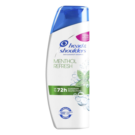 Head & Shoulders Menthol Fresh Up To 72H Dandruff Protection Shampoo 400ml 400ml