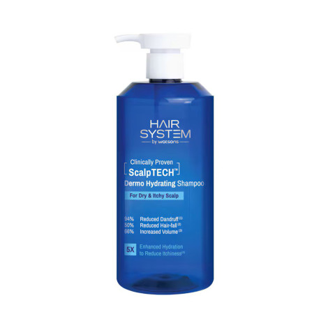 Hair System by Watsons Scalp Tech Dermo Hydrating Shampoo 500ml 500ml