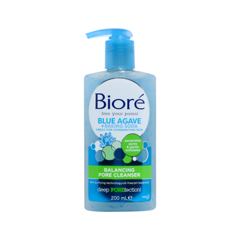 BIORÉ Balancing Pore Cleanser Blue Agave Baking Soda 200ml 200ml