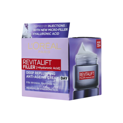 L'Oreal Revitalift Filler Replumping Care Anti Ageing Day Cream 50ml 50ml