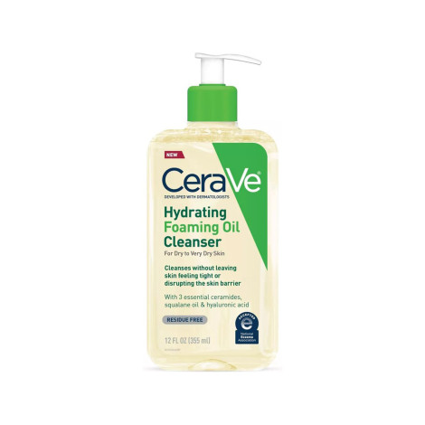 Cerave Hydrating Foaming Oil Cleanser 355ml 355ml