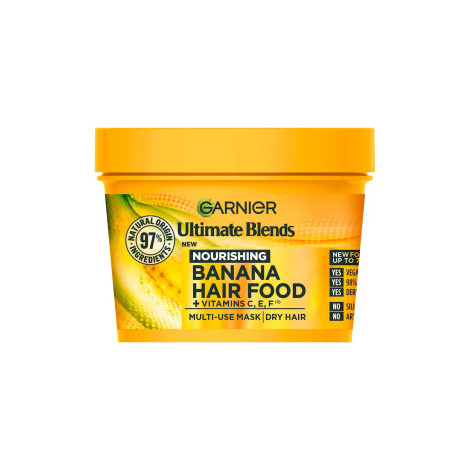Garnier Ultimate Blend Nourishing Banana Hair Food + Vitamin C,E,F Multi-Use Mask 400ml 400ml