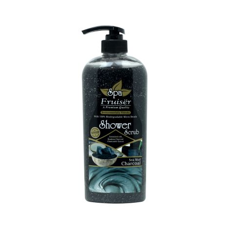 Fruiser Spa Sea Mud Charcoal Shower Scrub 730ml 730ml