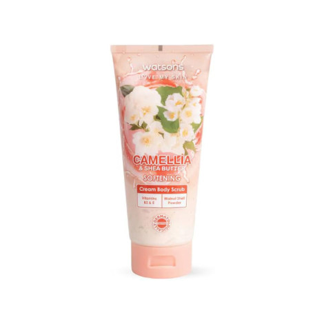 Watsons Camellia & Shea Butter Softening Cream Body Scrub 200g 200g
