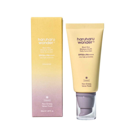 Haruharu Wonder Black Rice Moisture Airyfit Daily Sunscreen Spf50+PA++++ 50ml 50ml
